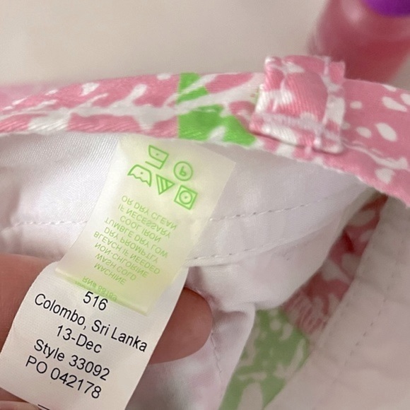 Lilly Pulitzer The Walsh Short Limeade Cheat Ya Green Pink Summer Print Shorts 2 - Picture 13 of 14